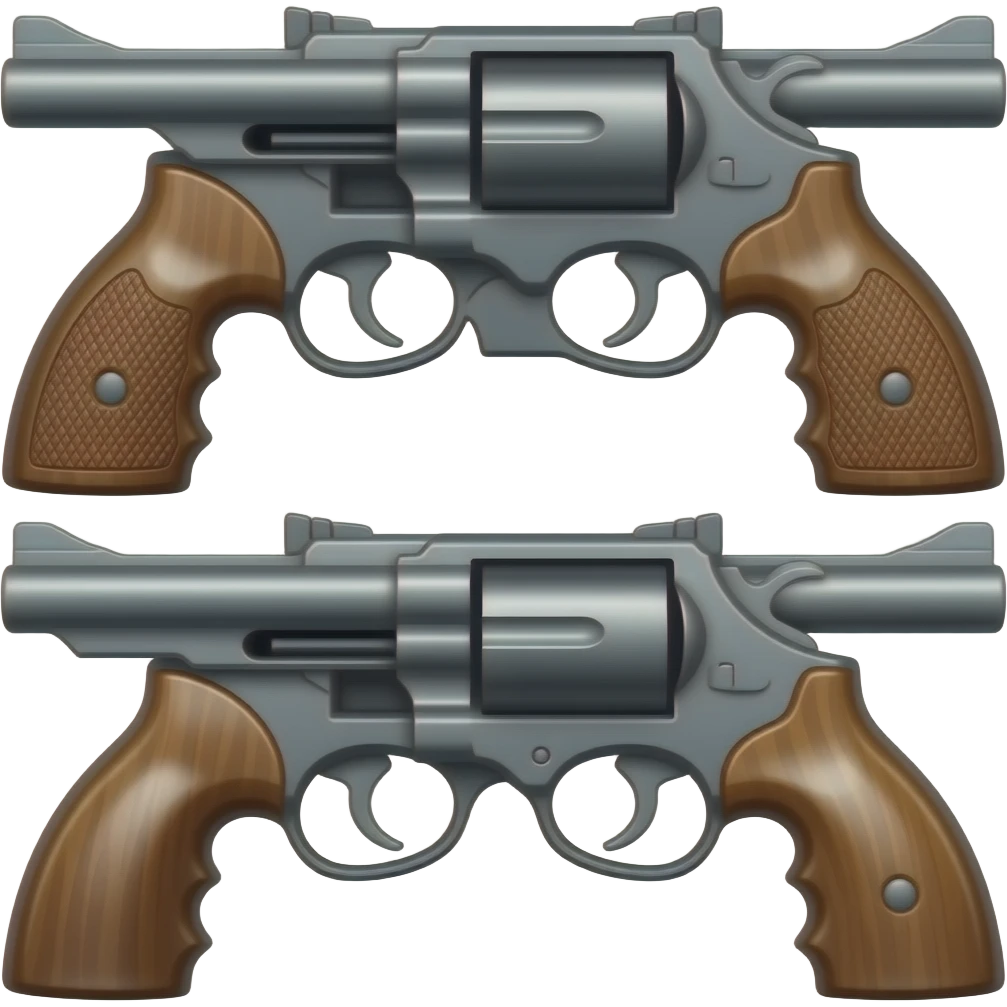 two revolvers emoji