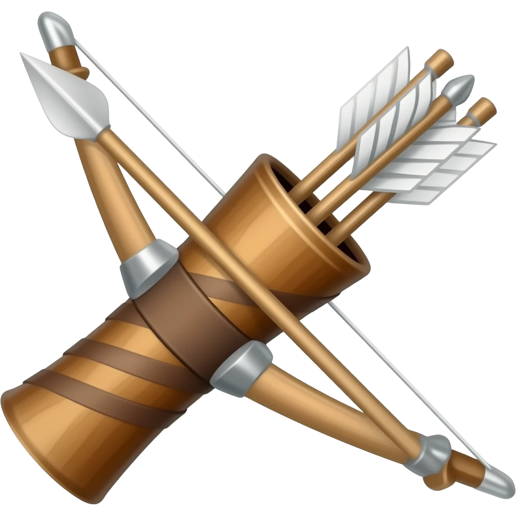 bow and arrows emoji