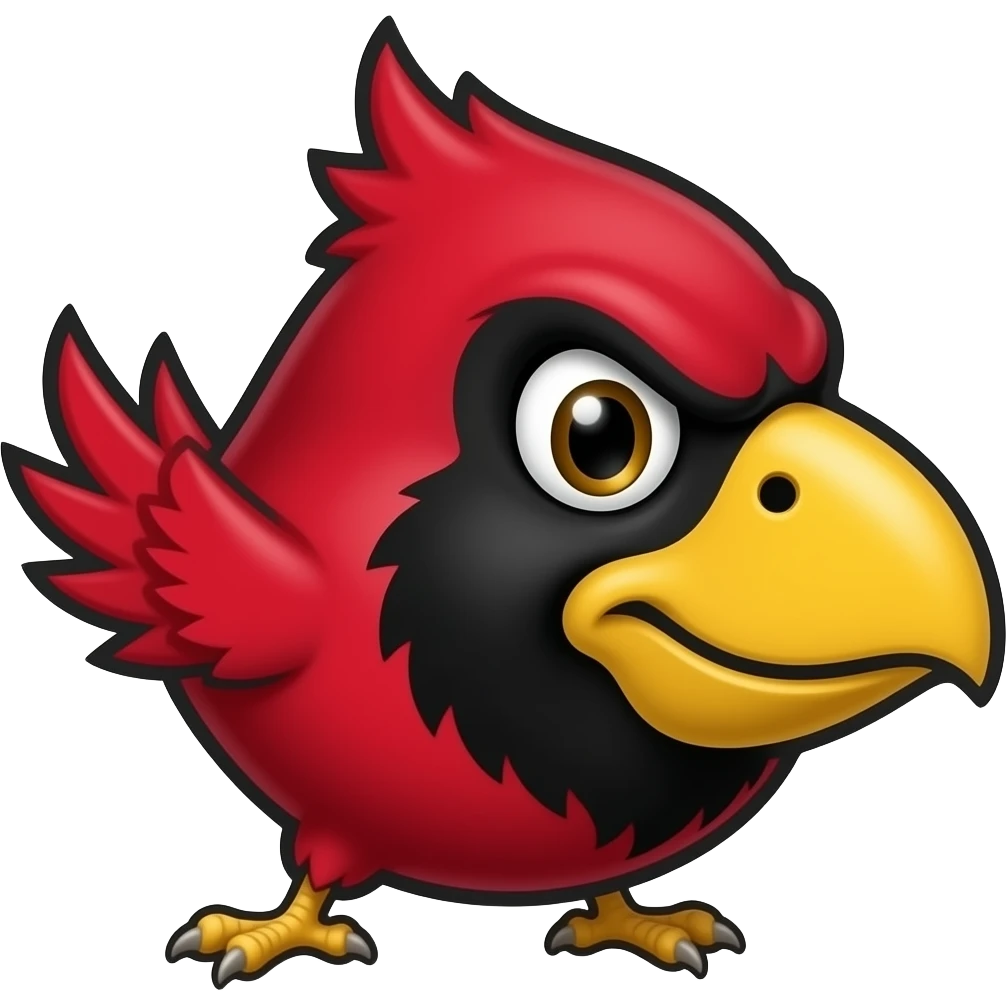University of Louisville louis Cardinal emoji