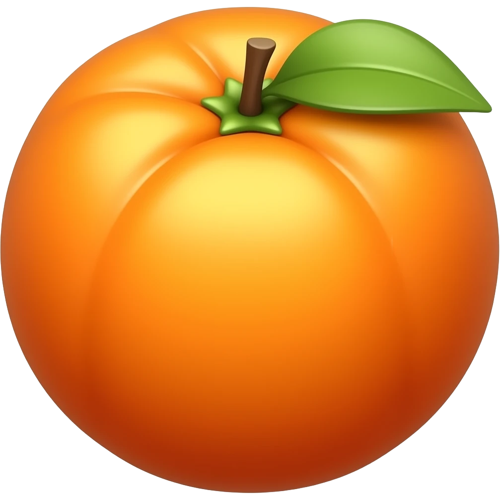 orange fruit emoji