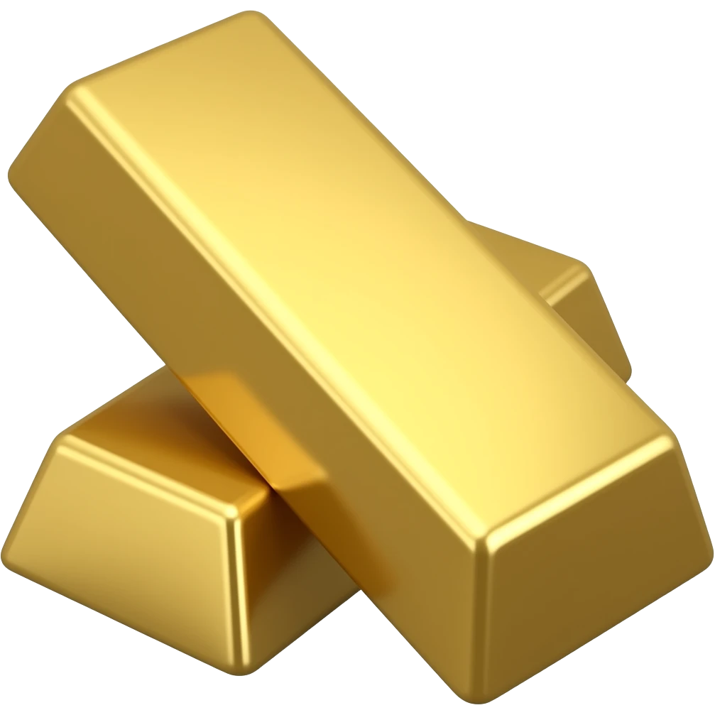 Gold bar emoji