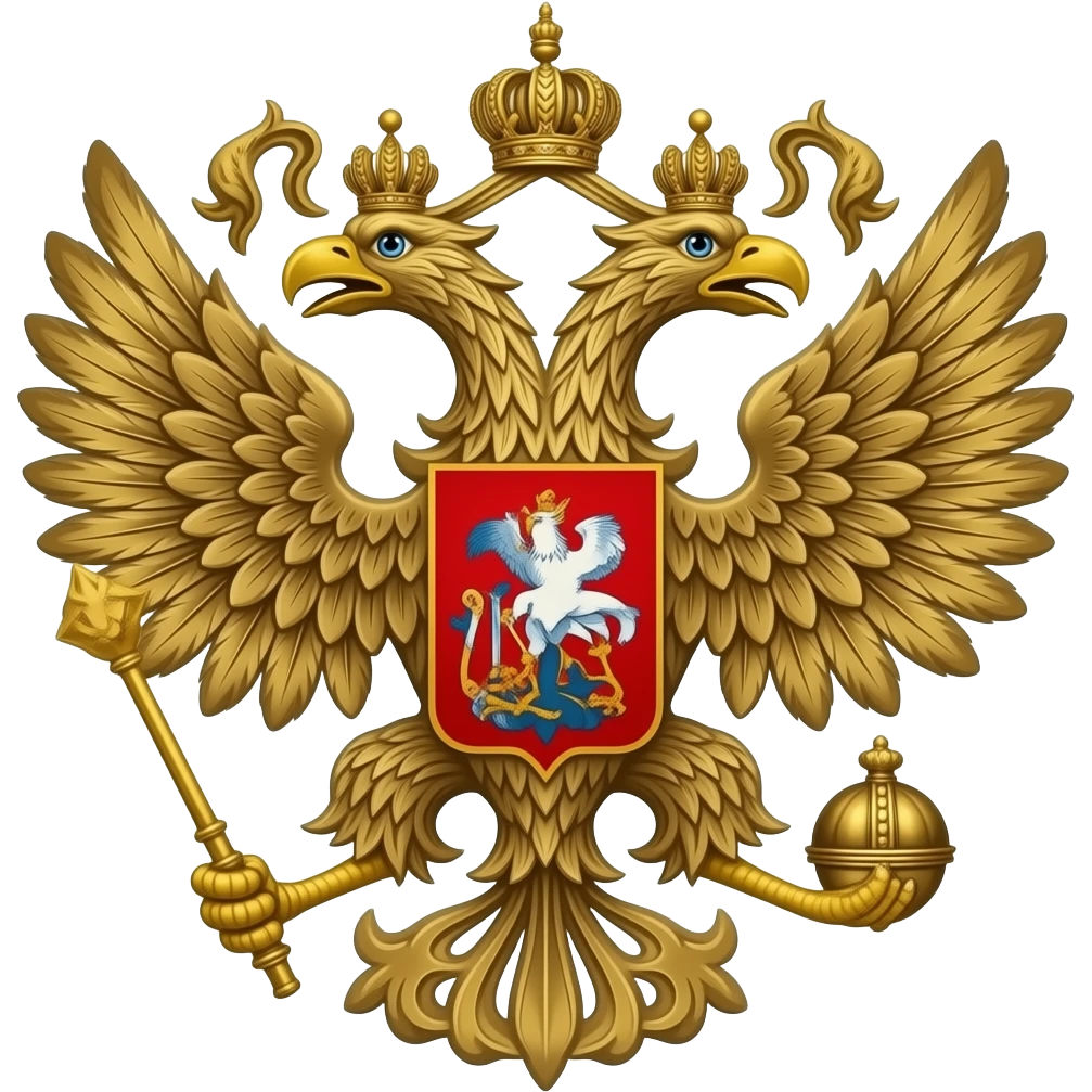 Orthodox two headed eagle flame emoji