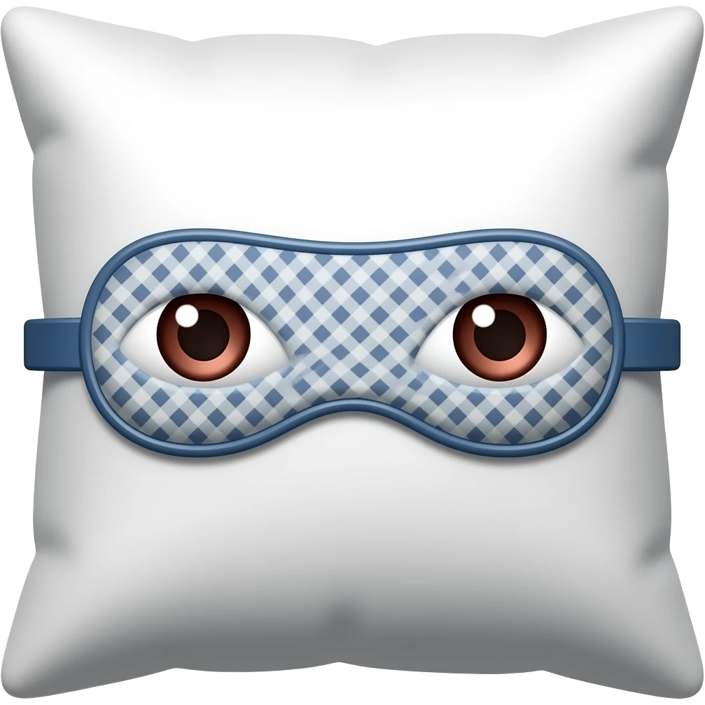 枕头和眼罩 emoji