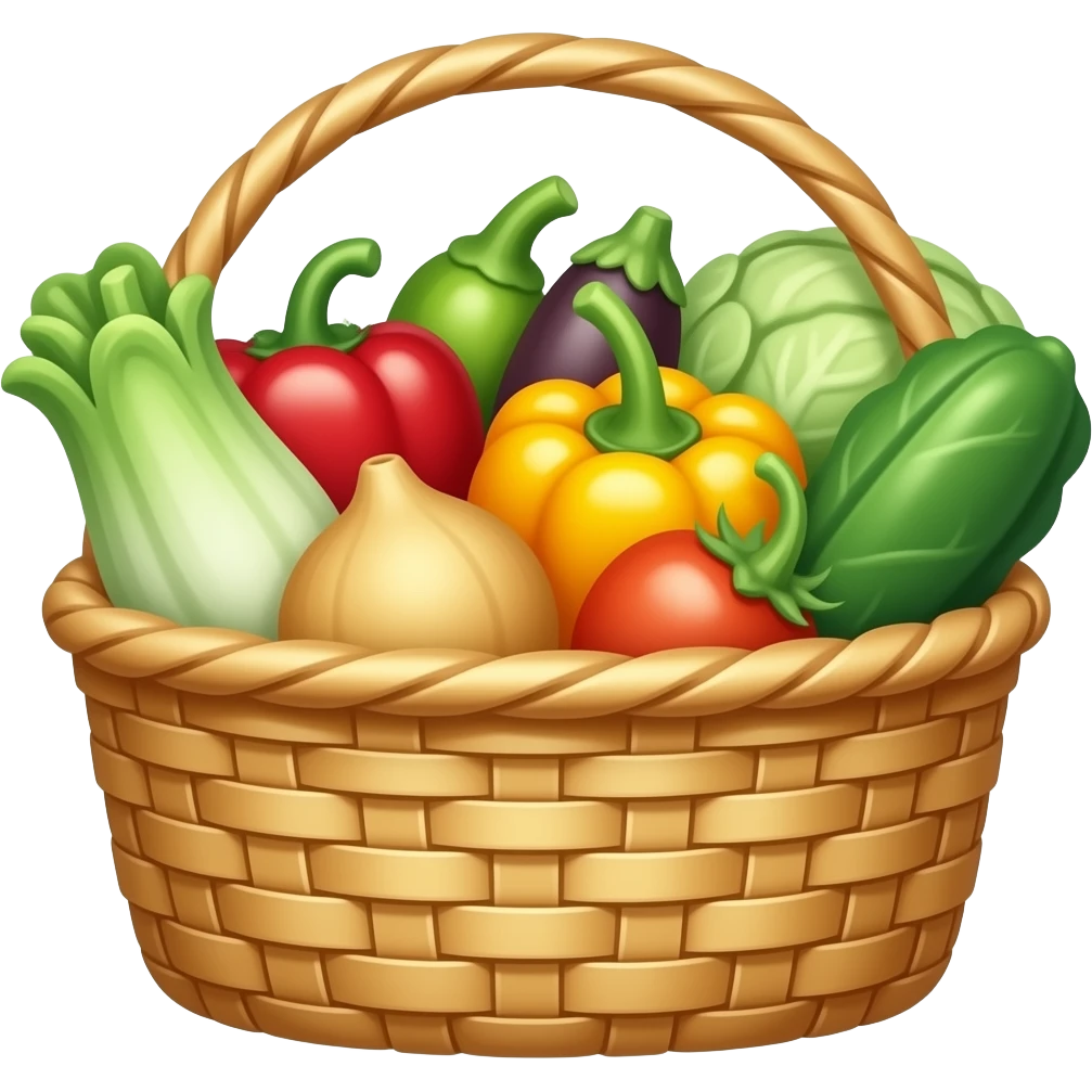 vegetable basket emoji
