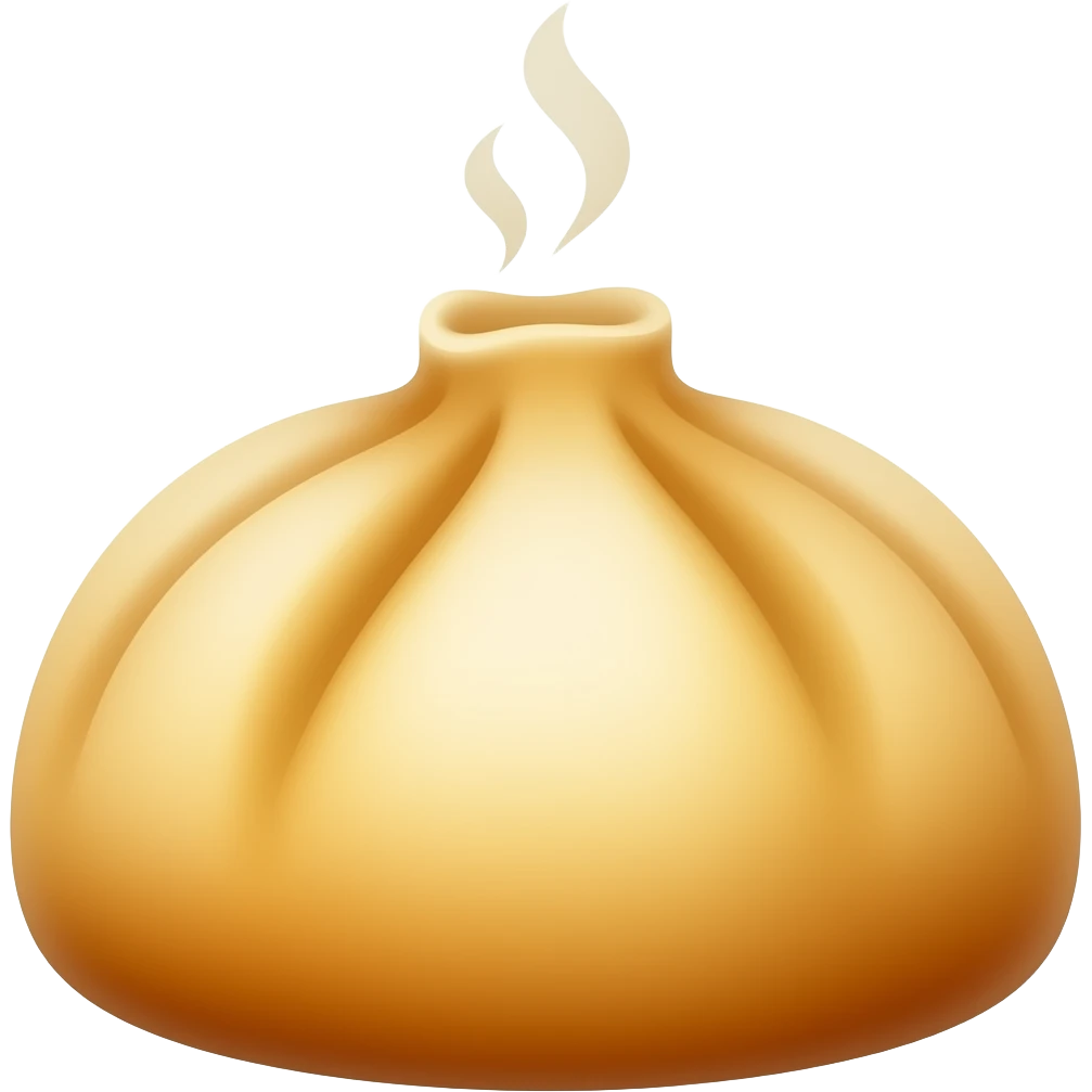 Steamed dumpling emoji