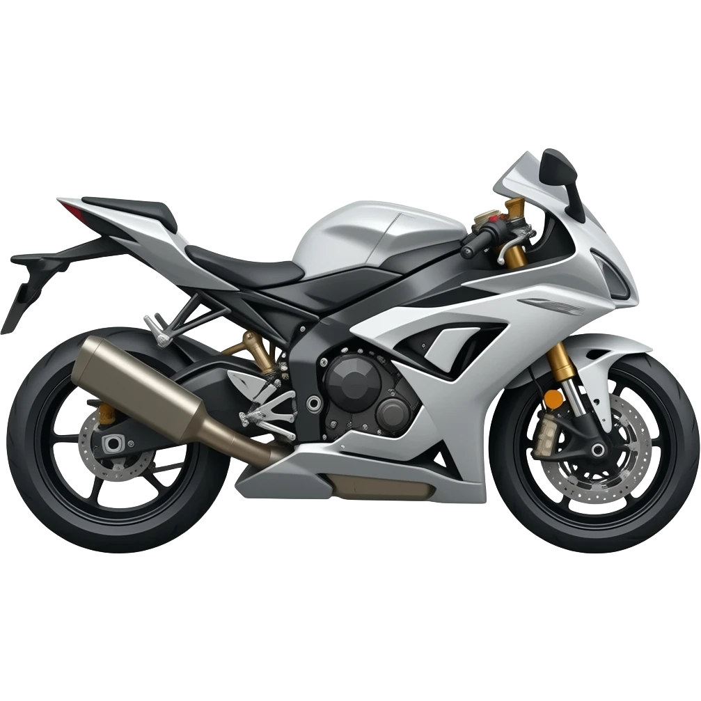 sports motorcycle, simple, side emoji