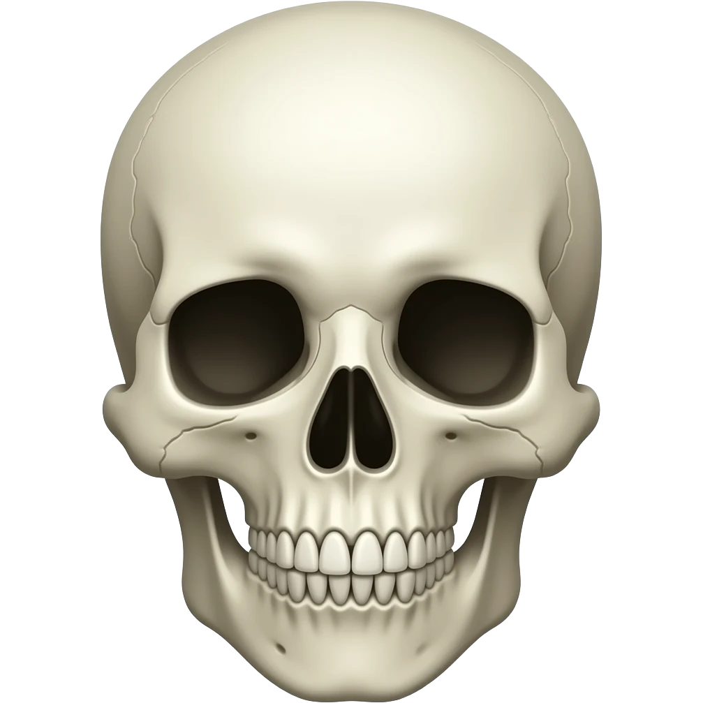 Scull face emoji