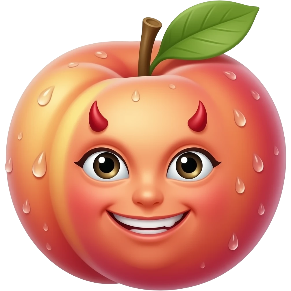 🍑💦😈 emoji
