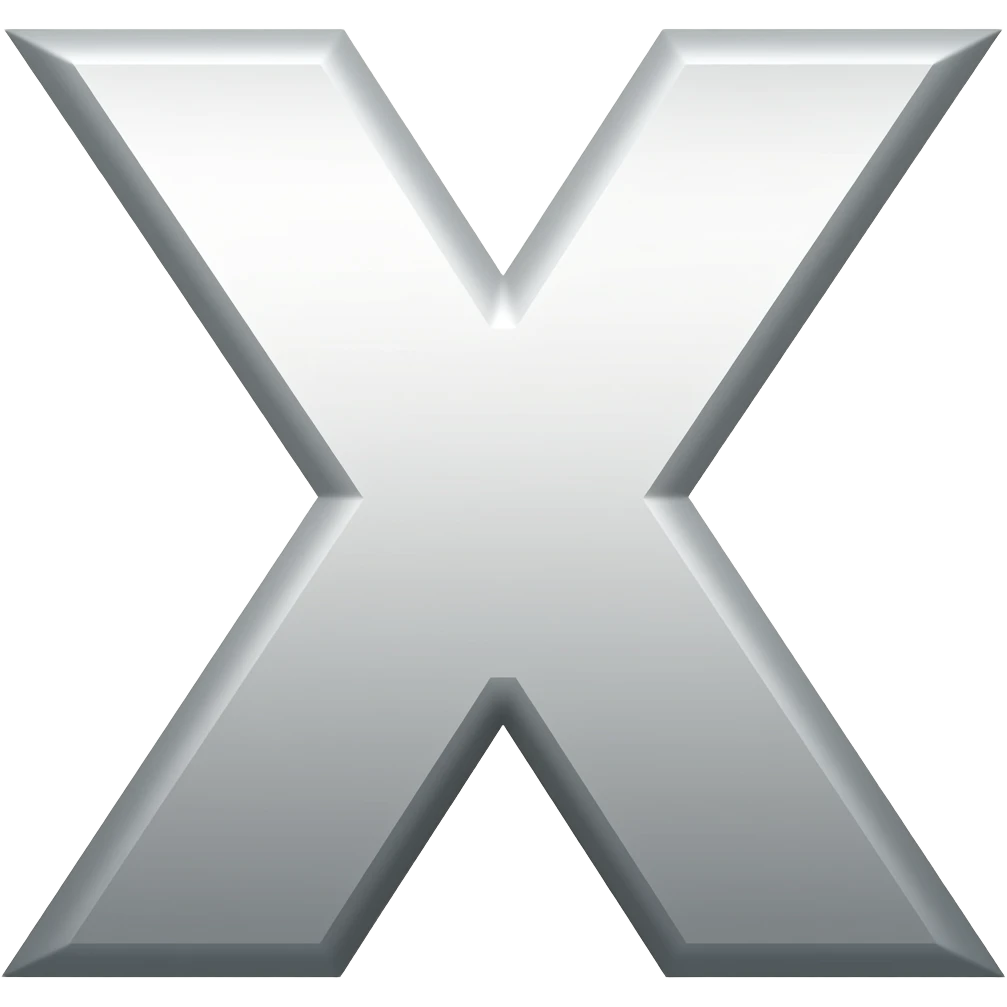 X emoji