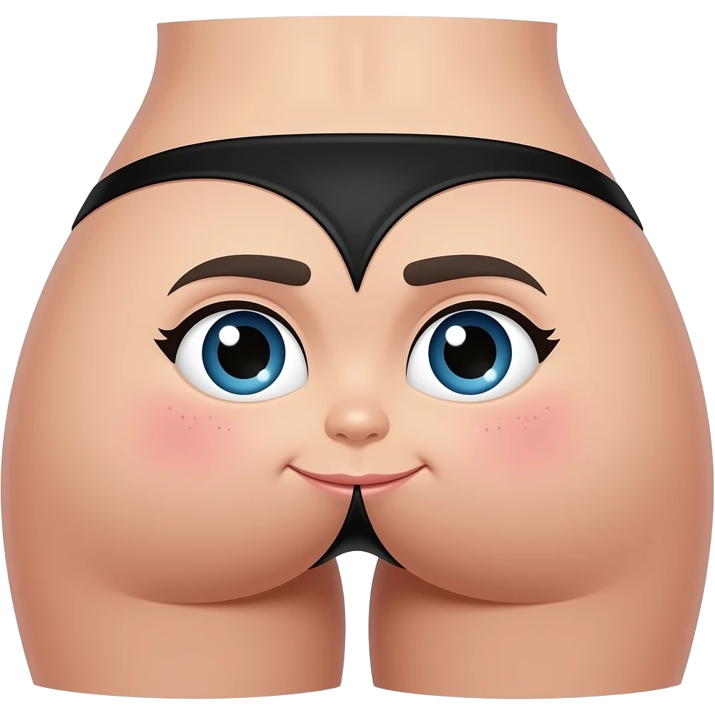 Butt emoji