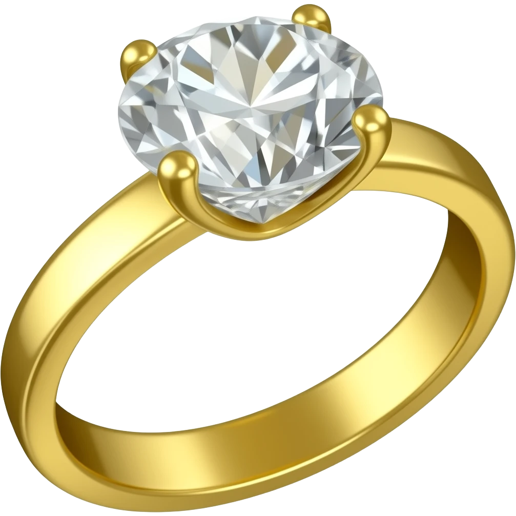 diamond golden ring emoji