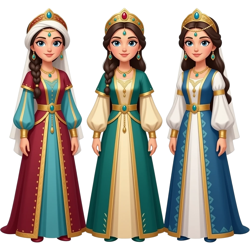 Três princesas turcas emoji