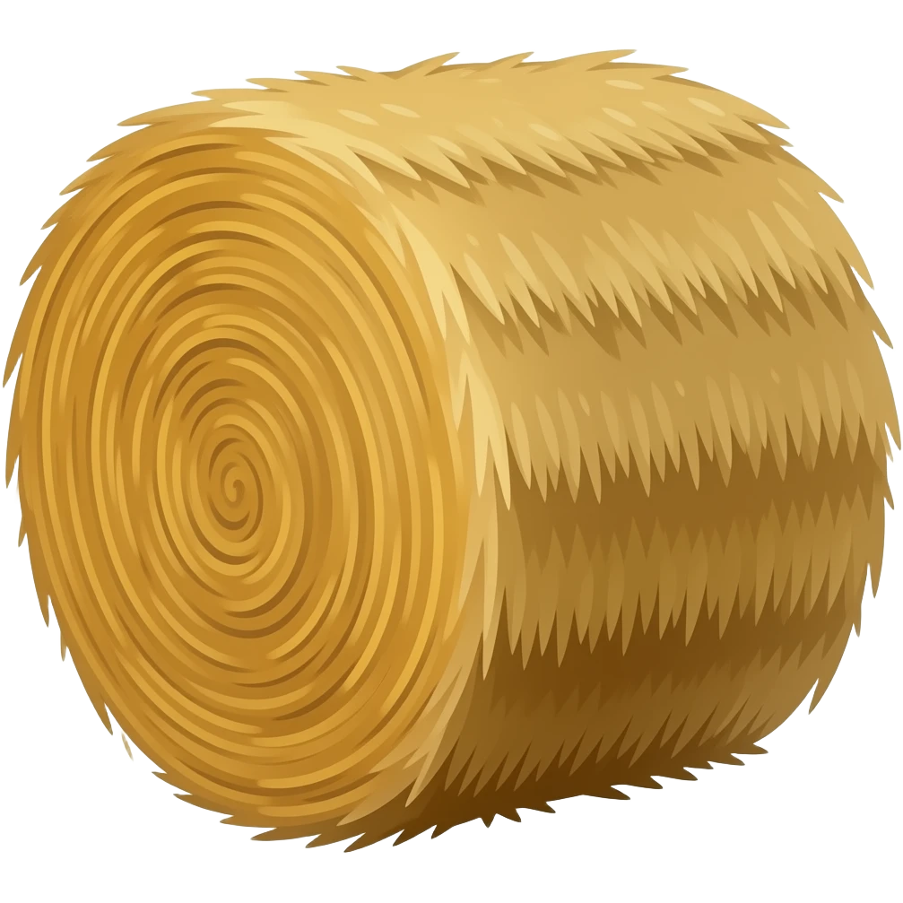 Hay bale emoji