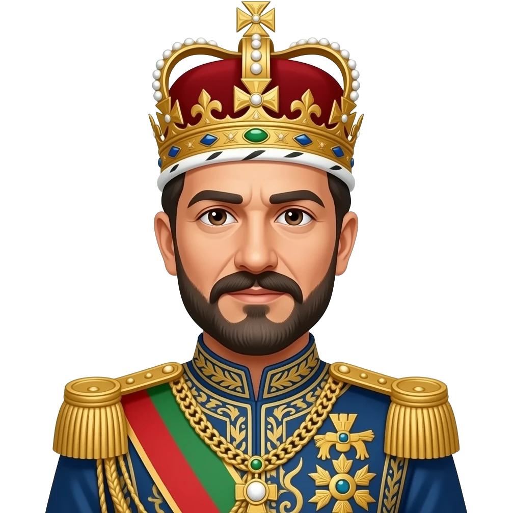 ایموجی شاهزاده رضا پهلوی بساز emoji
