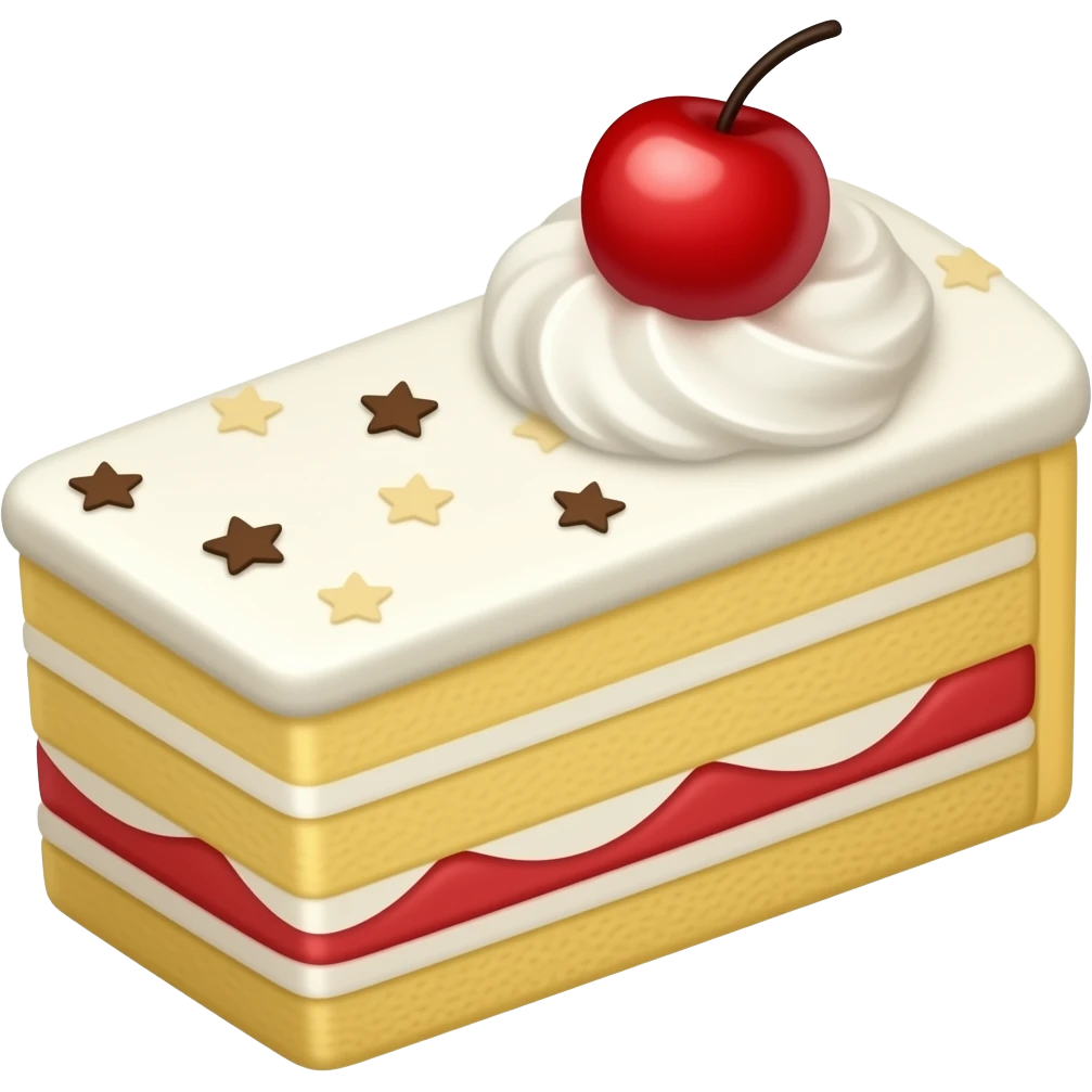 rectangular ice cream cake emoji