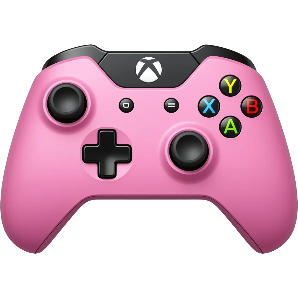 pink xbox controller emoji