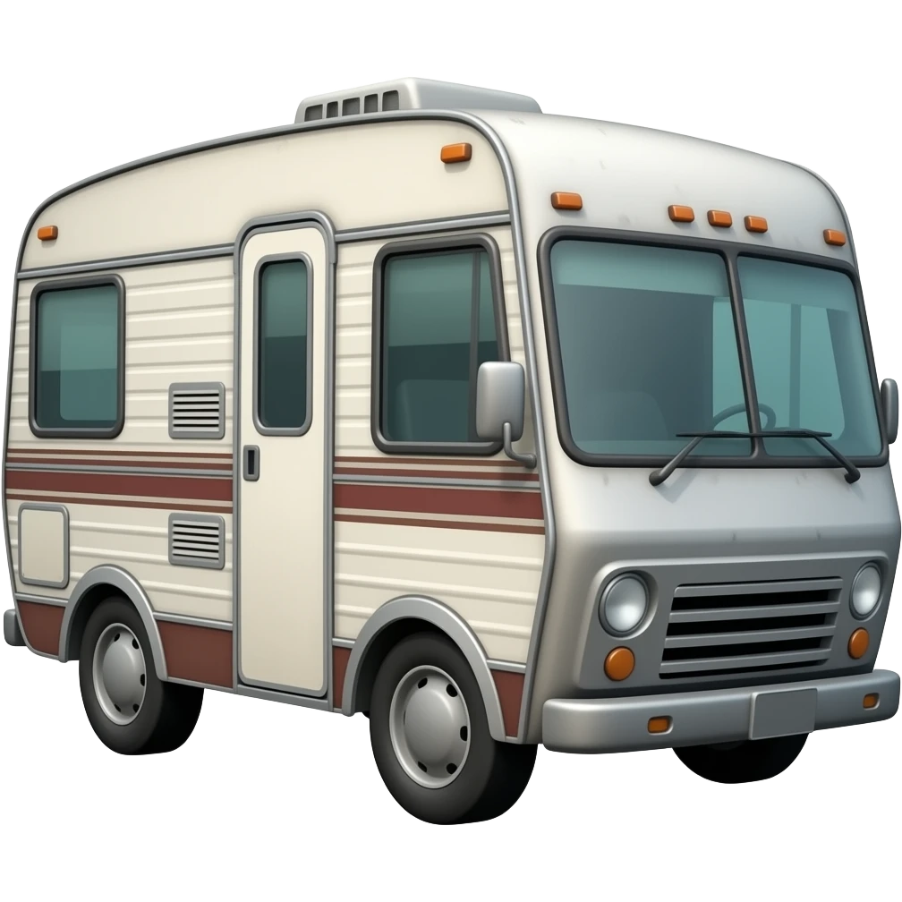 old rusty white rv emoji