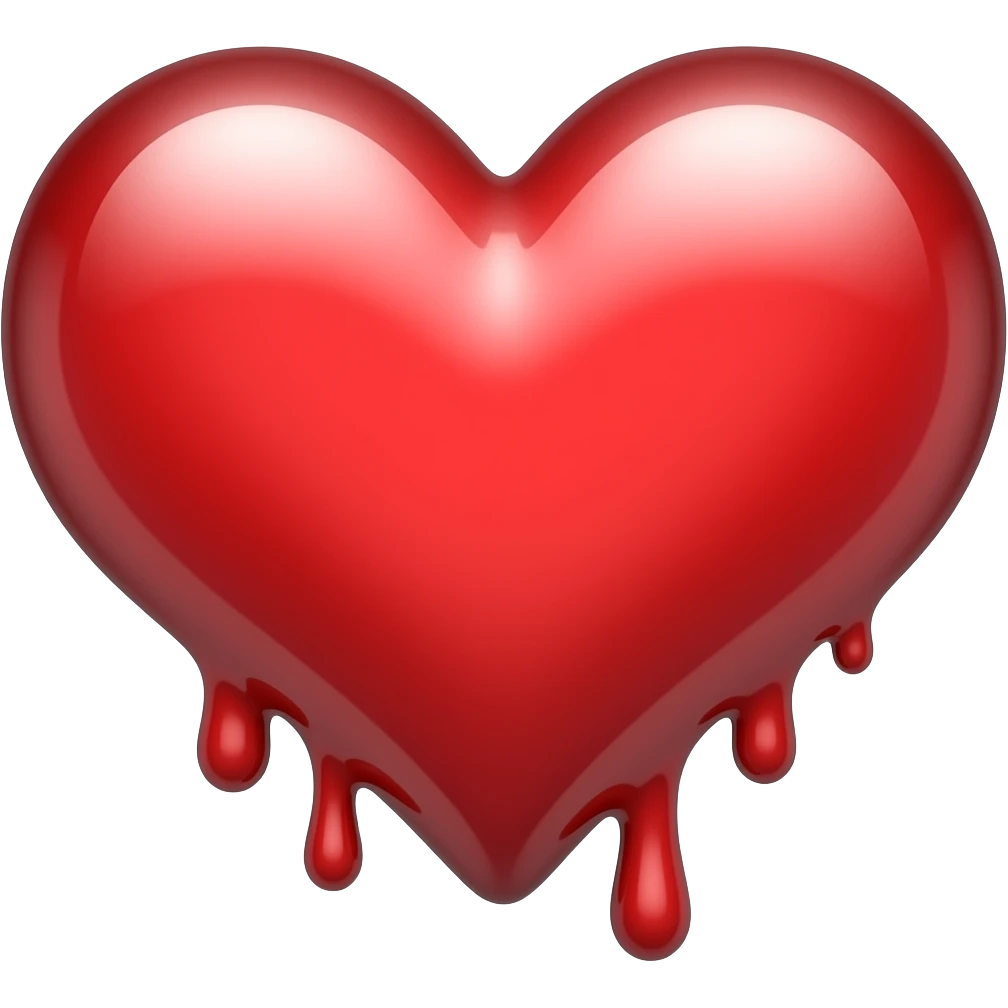 Кровь реакция сердечко дерзкое emoji