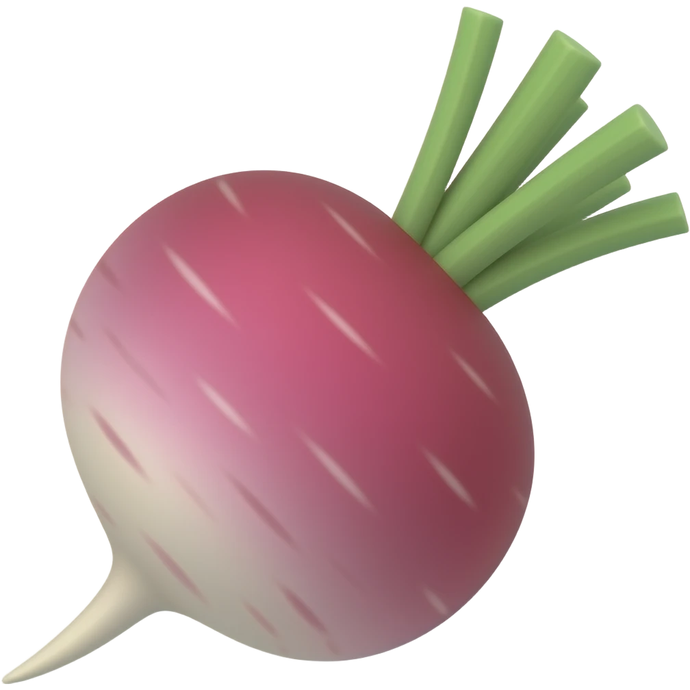 radish emoji