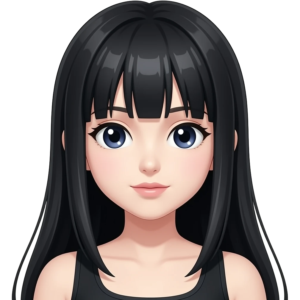 Haz a Shinobu  Ponle mechas negras emoji