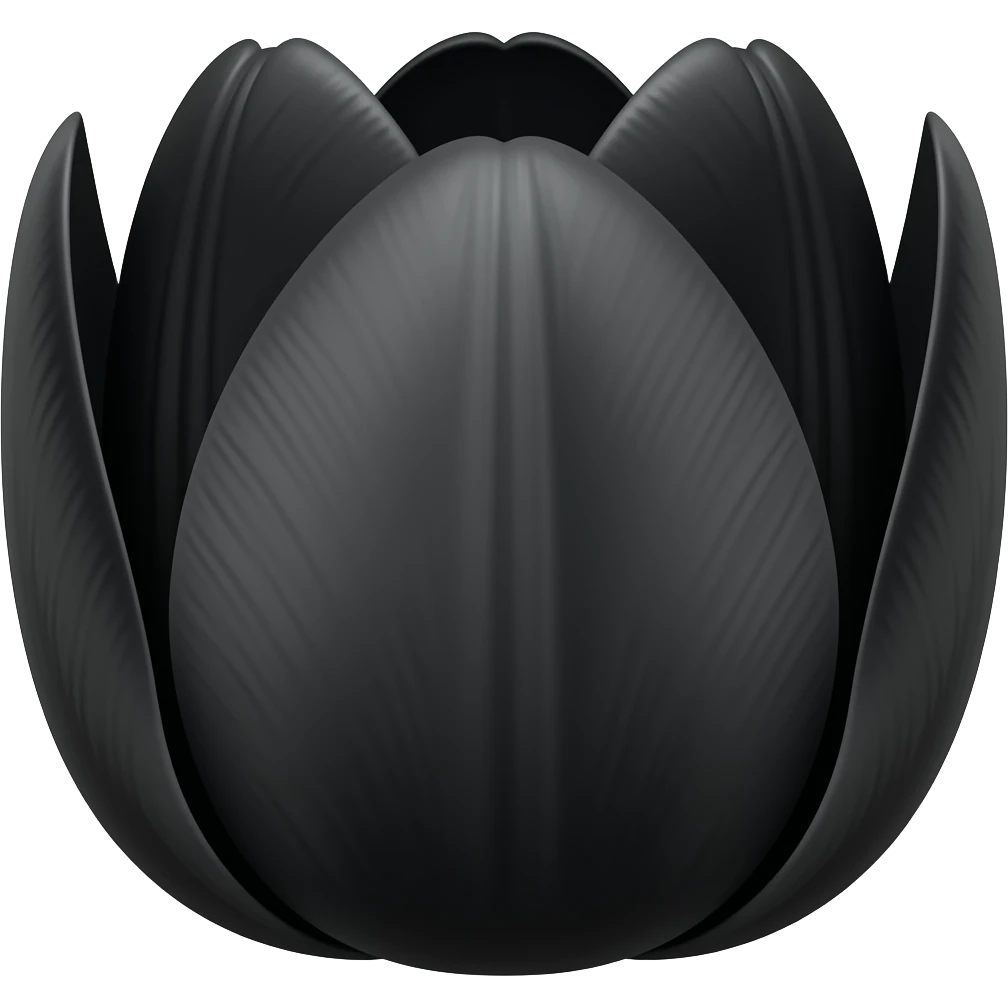 Blacktulip emoji