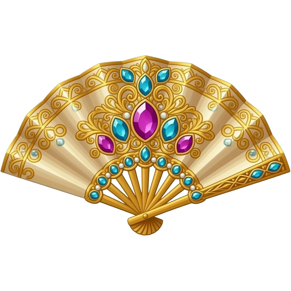 Jeweled Fan emoji