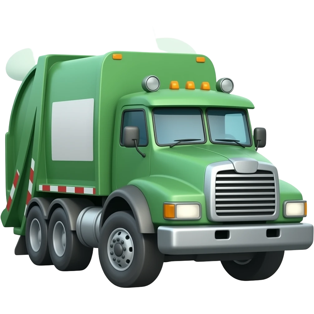 garbage truck emoji