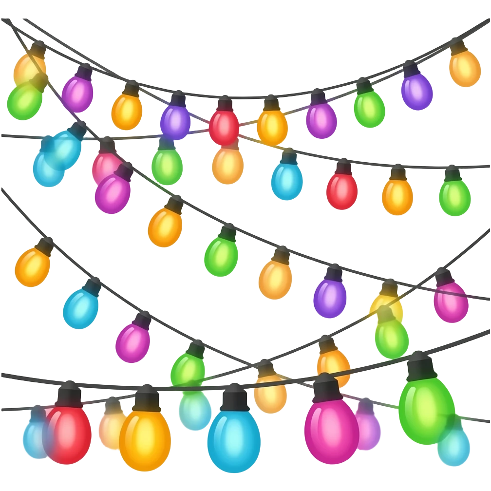 Colorful Festival Lights emoji