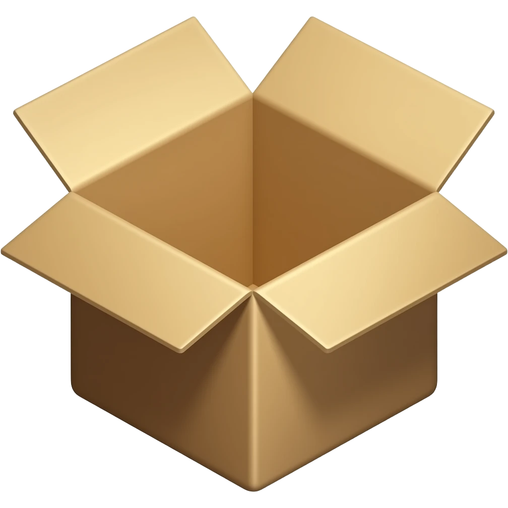 something inside a brown box emoji