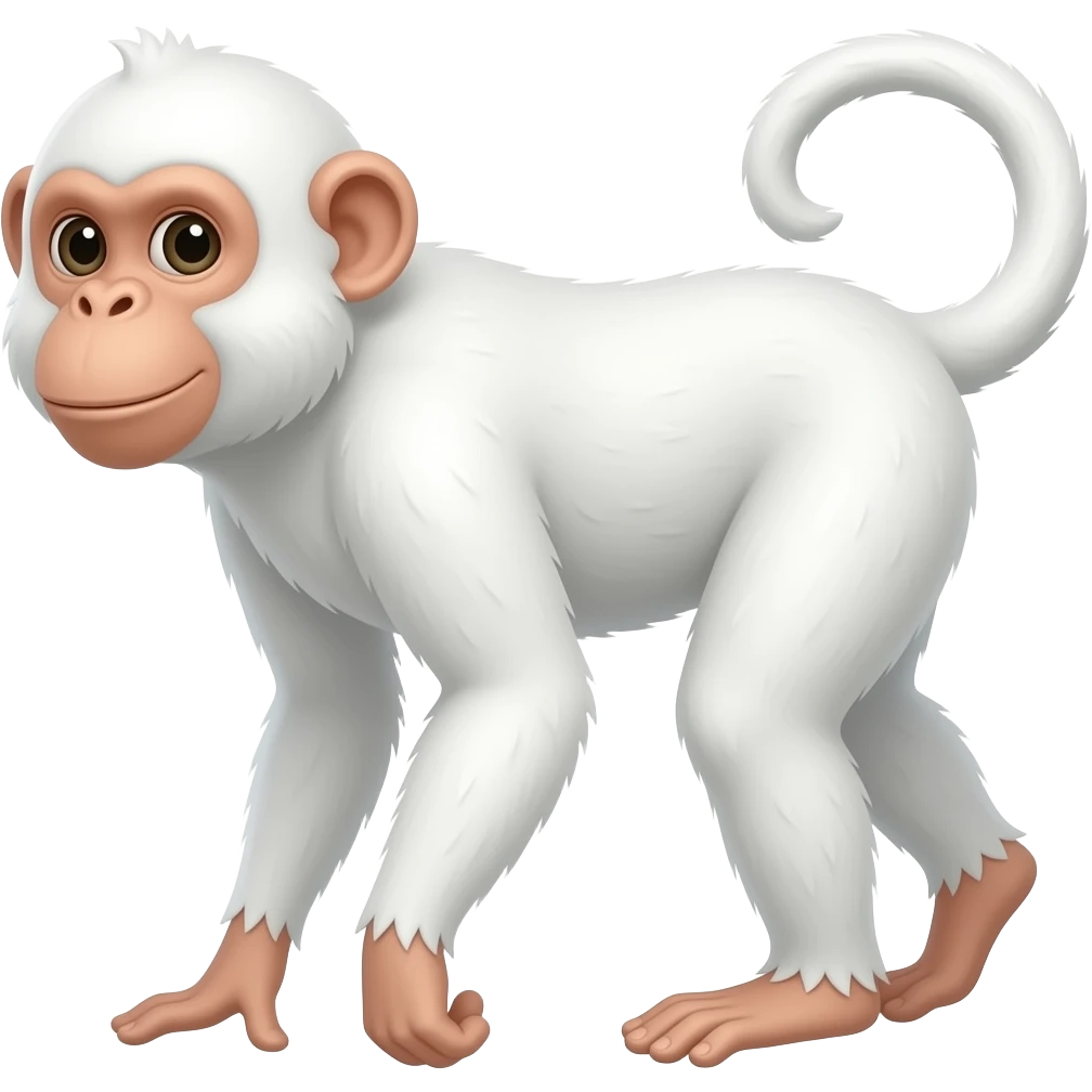 White monkey emoji