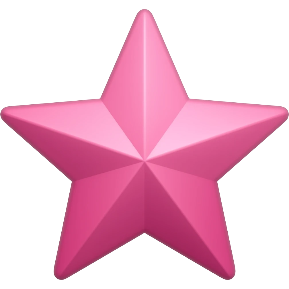 Розовая звезда ✨ emoji