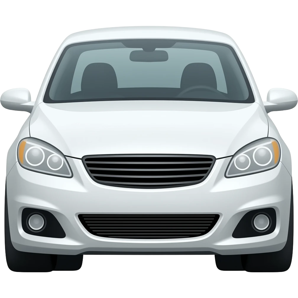 Withe car emoji