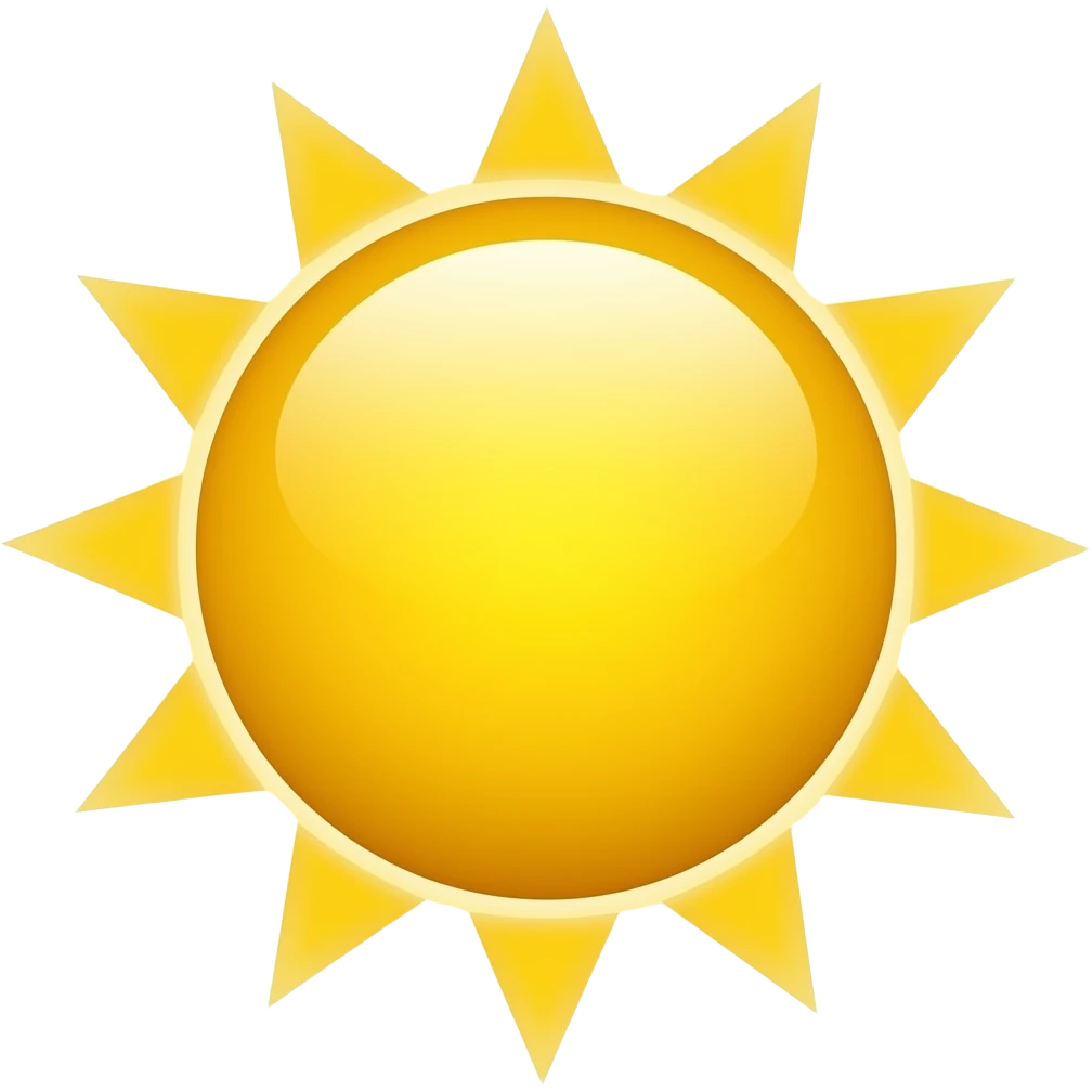 Sun emoji