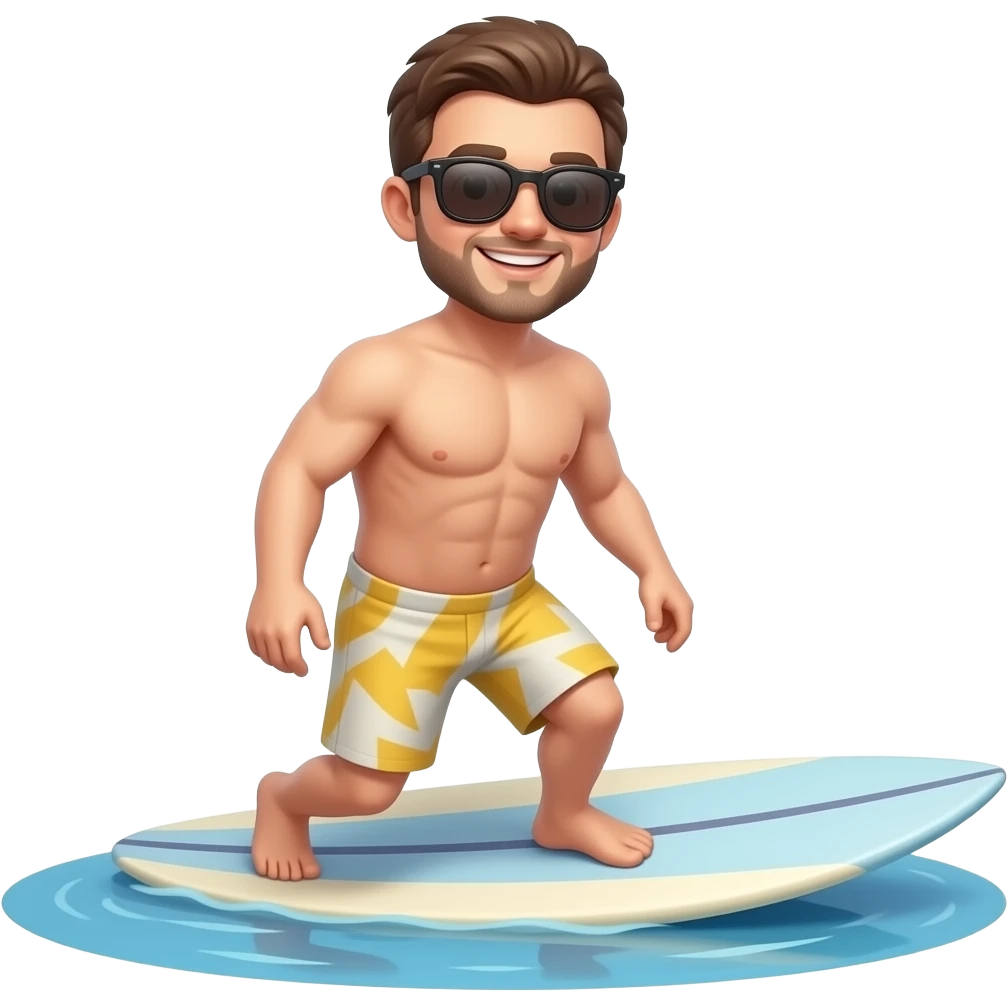 surfer with sunglasses emoji