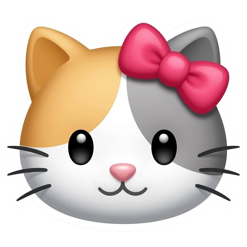 kitty stickers emoji