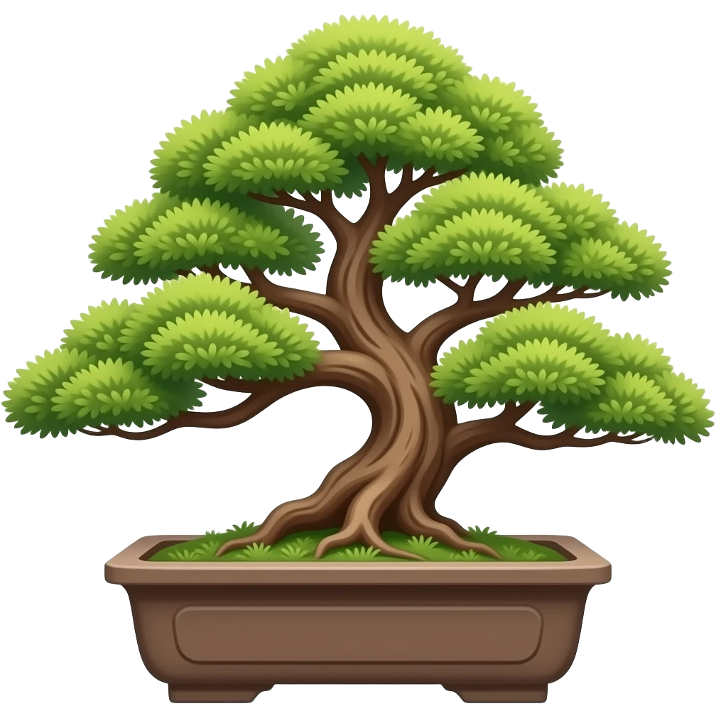 Bonsai tree emoji