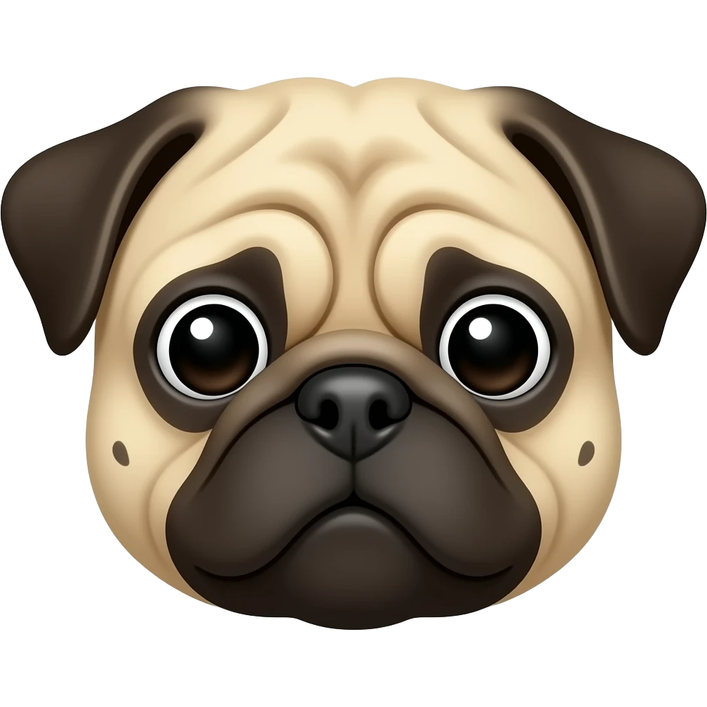 haz un emoji de pug emoji