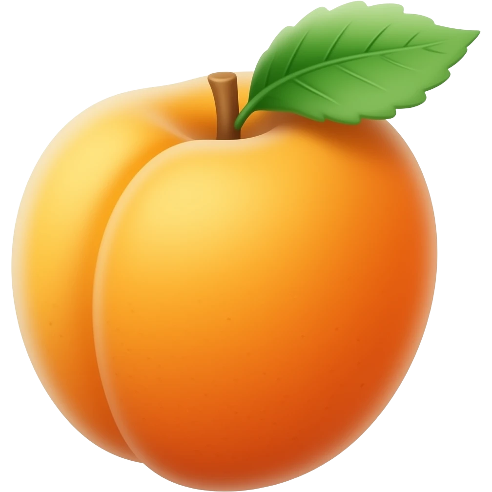 Apricot emoji