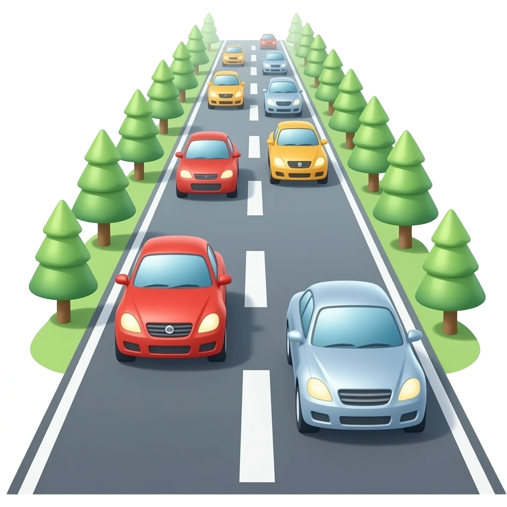 spatial path driving trajectory emoji