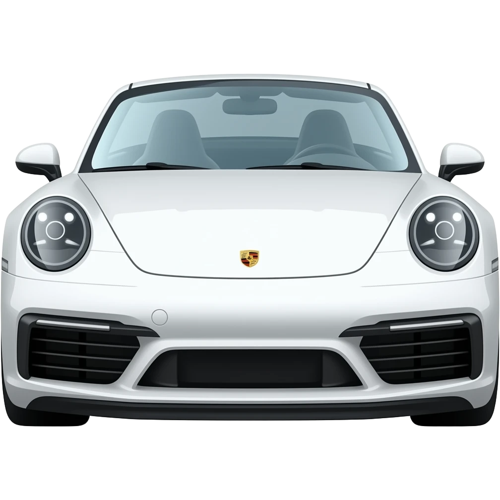 porsche 911 weis cabriolet emoji