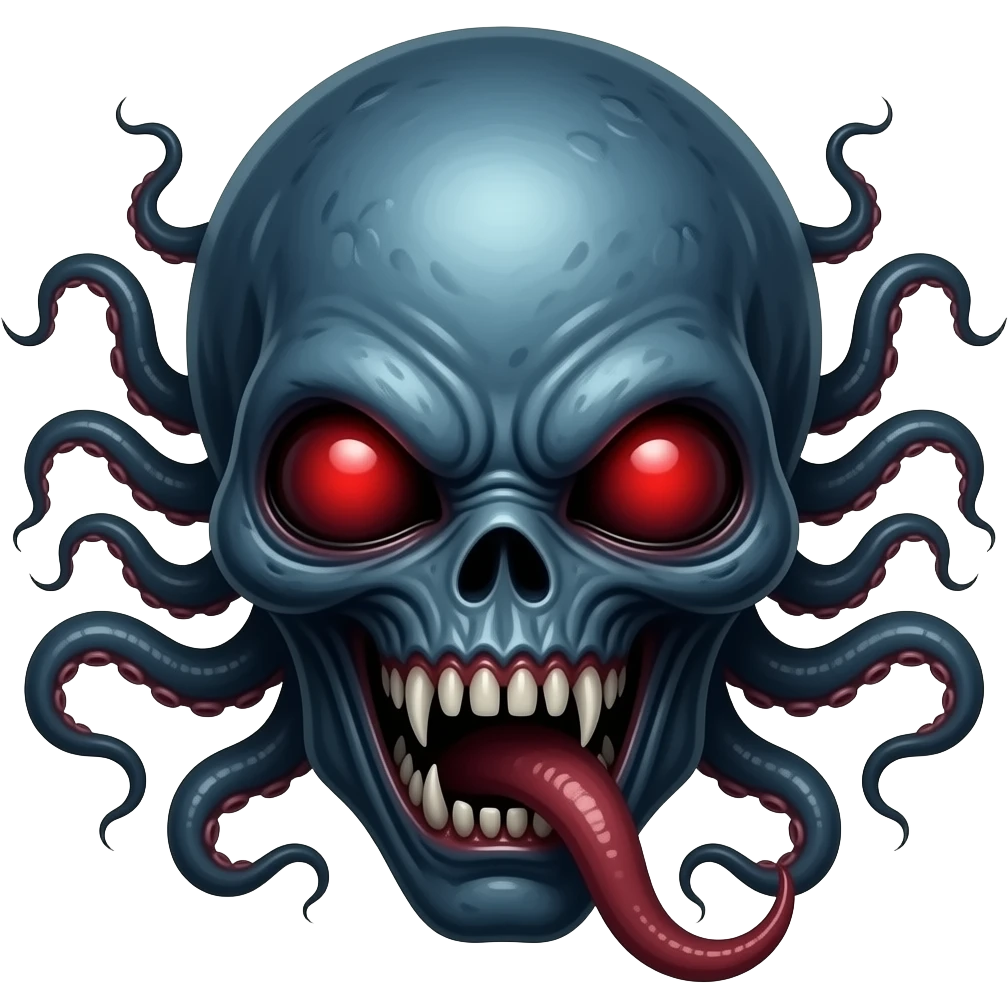 demogorgon From stranger things series face emoji