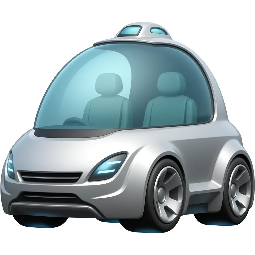futuristic  Flying Car emoji
