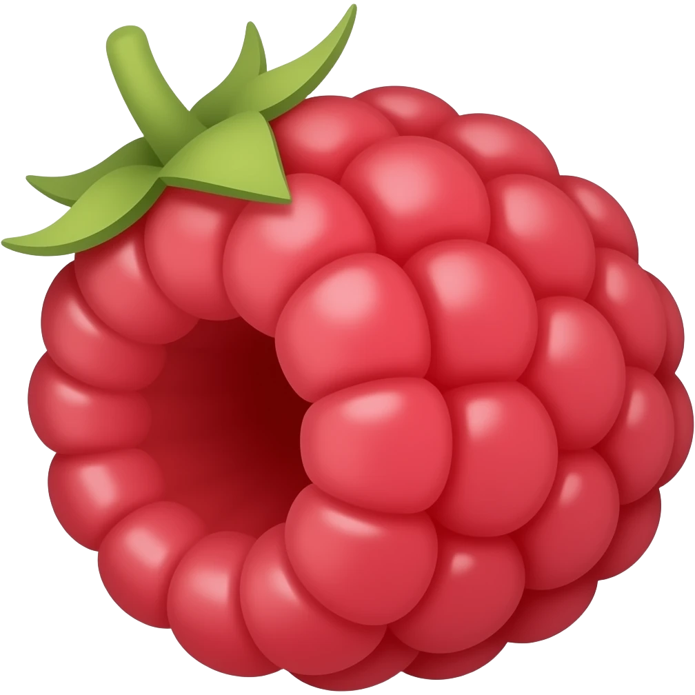 Raspberry emoji