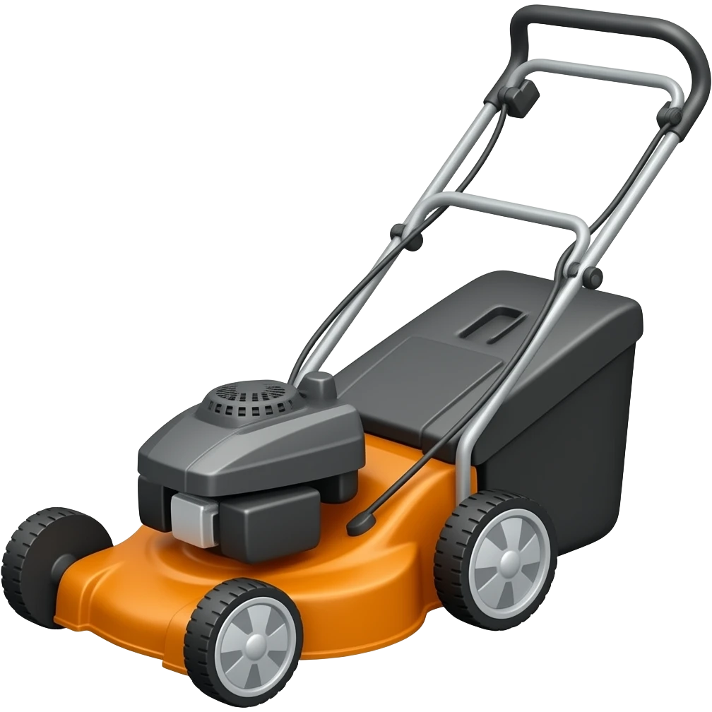 electric lawn mower emoji