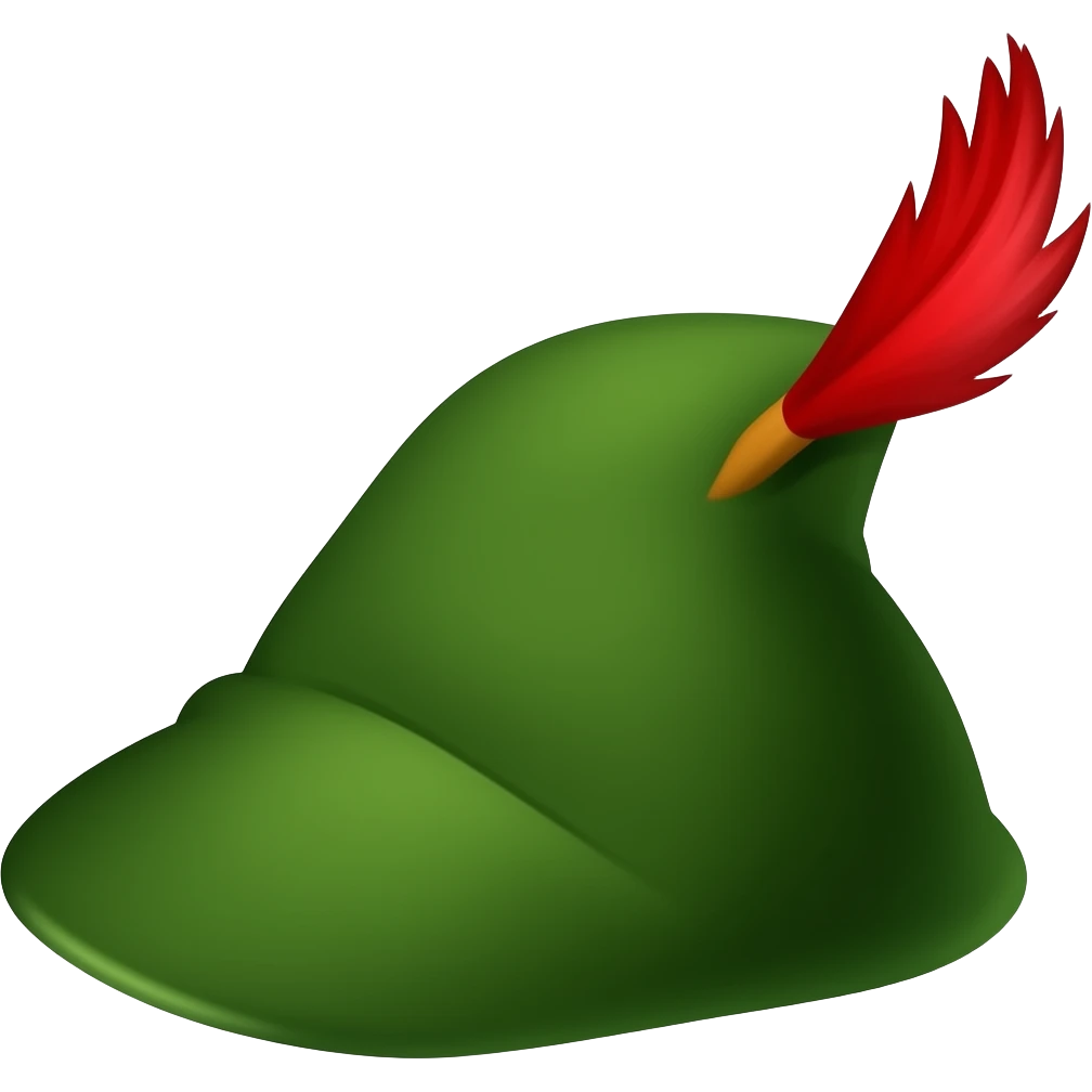 Gorro peter pan emoji