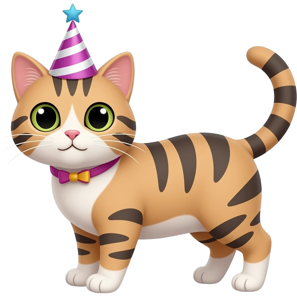 birthday cat emoji