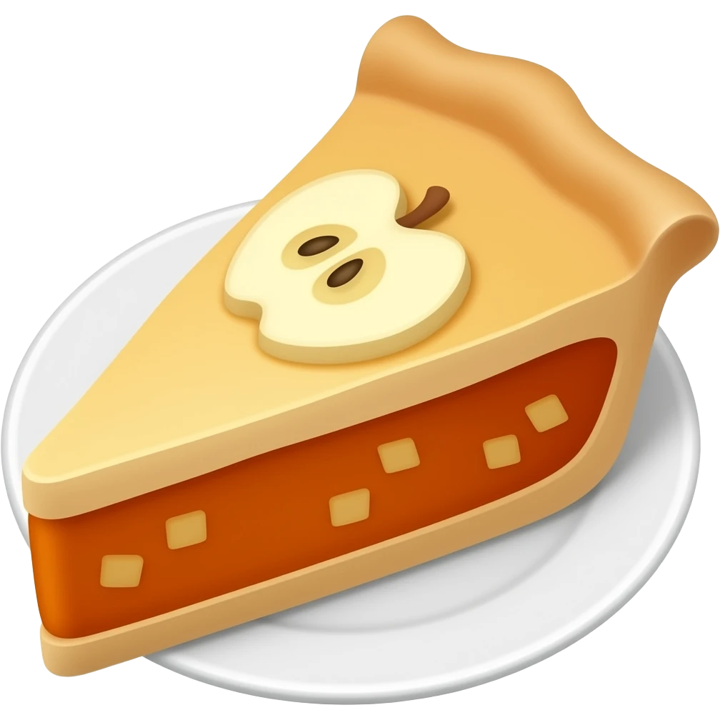 Apple pie emoji