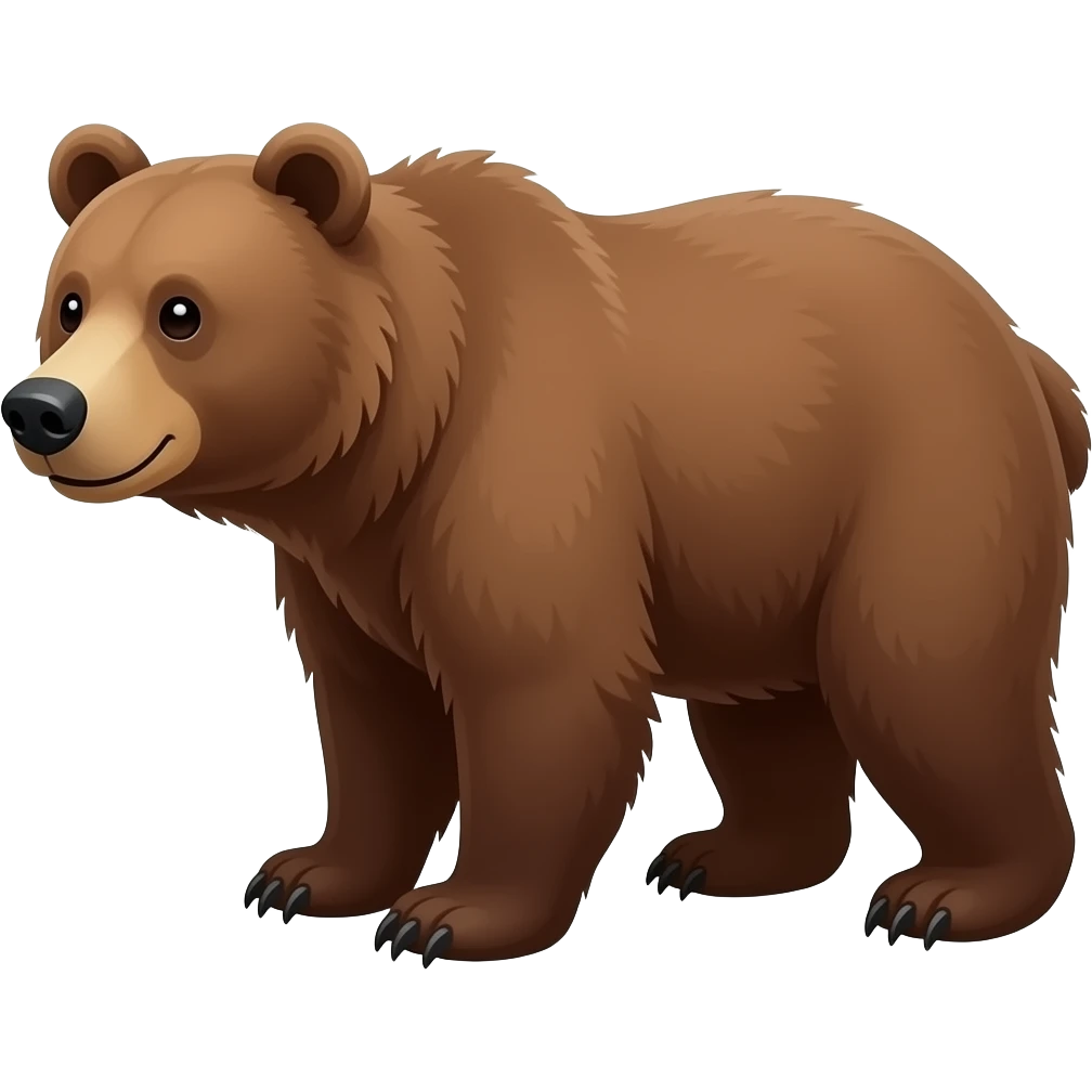 brown bear emoji