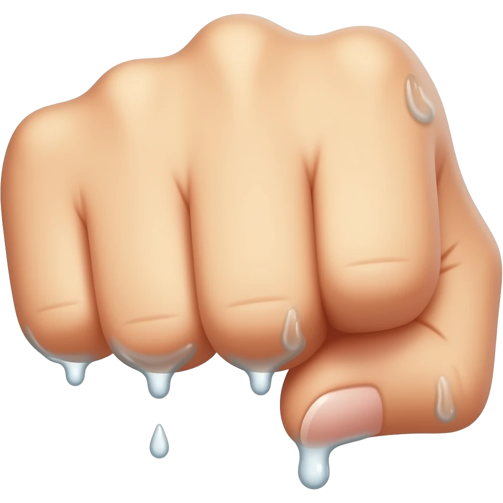 Dripping fingers emoji