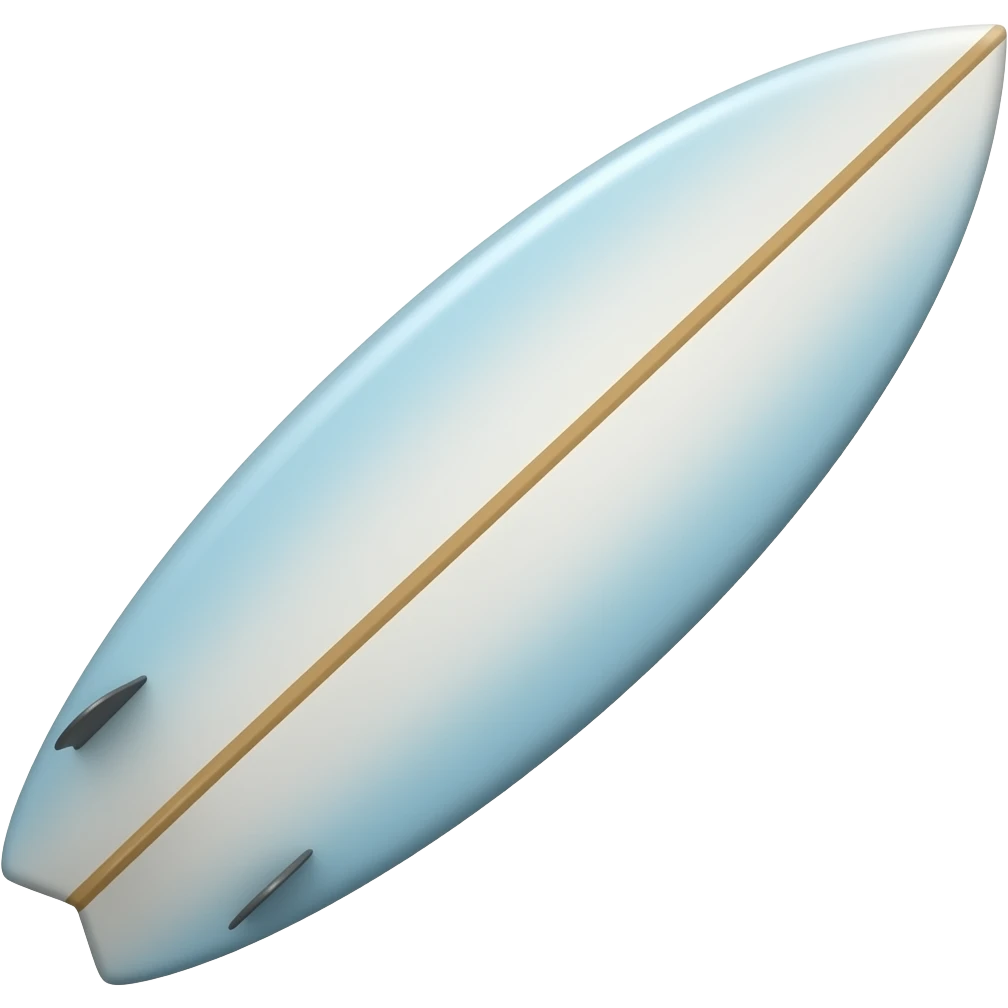 Surf board emoji